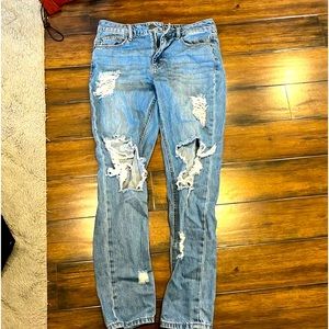 Zumiez jeans boyfriend cut.
